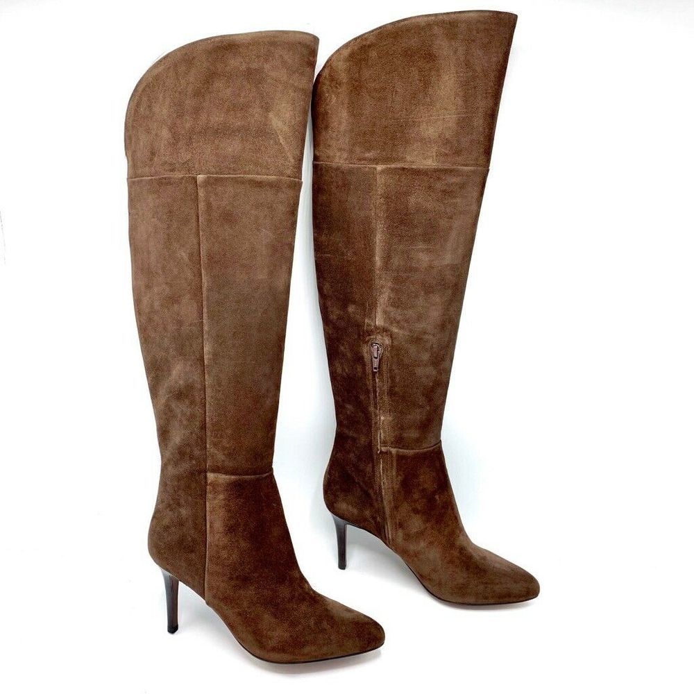 Coach Dalla Knee High Slim Heels Zipper Snip Toe - Picture 4 of 7